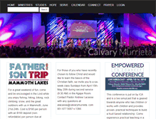 Tablet Screenshot of calvarymurrieta.com